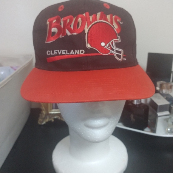 COPY - Vintage Cleveland Browns Team NFL Snapback Hat - Picture 3 of 8